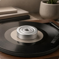 45 Rpm Vinyl Adapter Round Turntable Spindle Adapter Long-Lasting