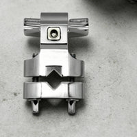 Bass Drum Clamp Firm Hold Cowbell Holder Clamp Sturdy Metal Bass Drum Hoop Mount for Drummers, Percussionists