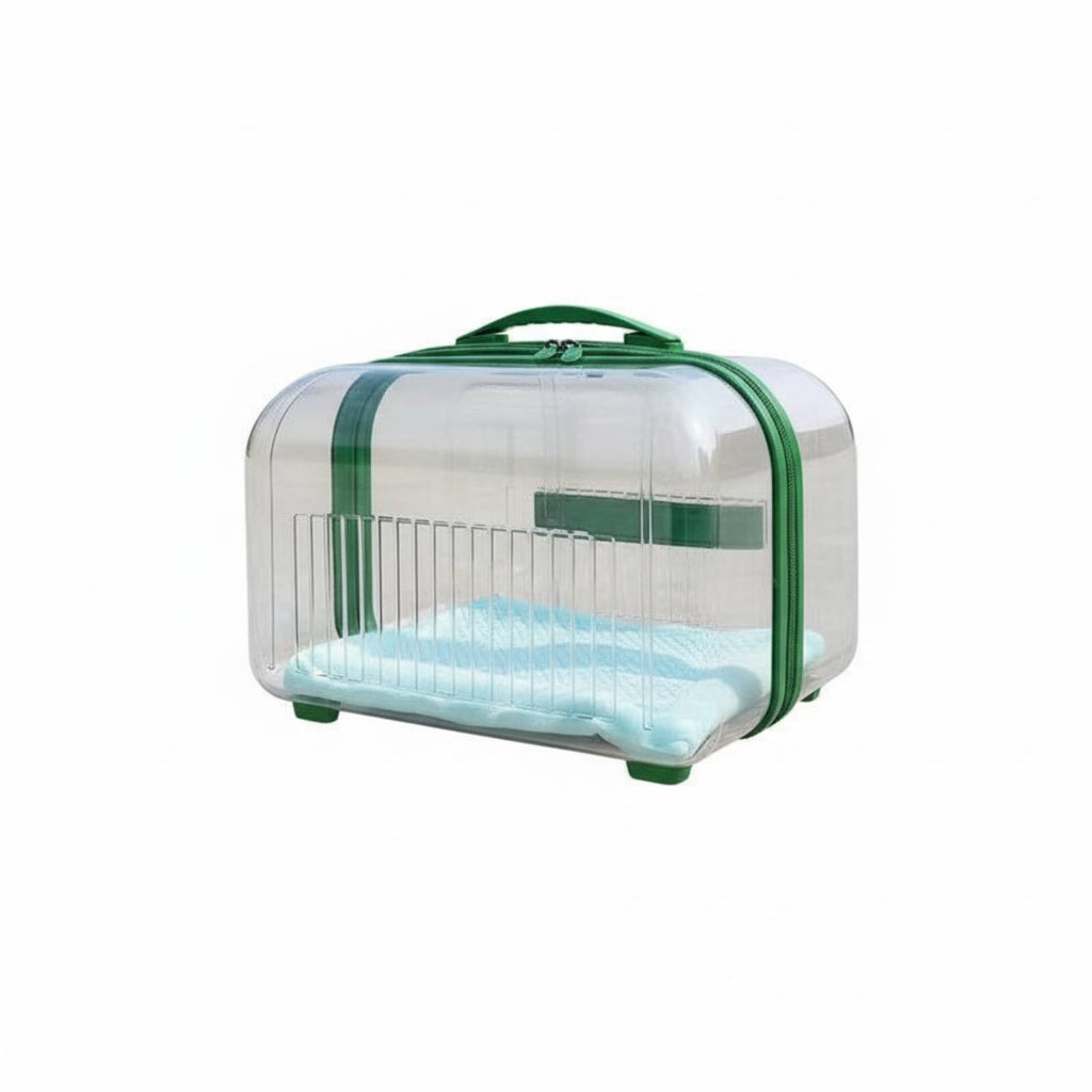 2-Tier Pet Trolley Transparent View pet Equipment two-level Design