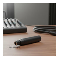 TA4F to XLR Adapter Sturdy Metal Housing 48V Spectral Power Adapter