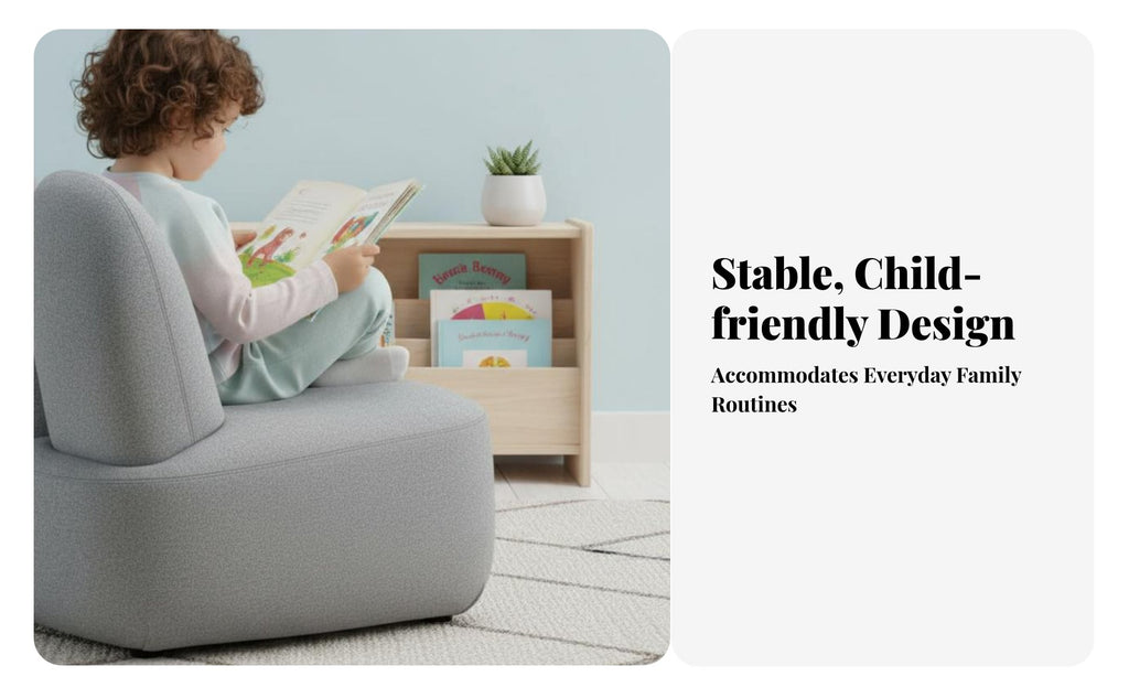 rabbit Ear Backrest rabbitShaped kids' Sofa Cute creature Design Miniature Upholstered Armchair Soft and Comfy children's Furniture Comfortable for Toddlers, Preschoolers, Babies, story Corner, Playroom, Nursery, Kindergarten