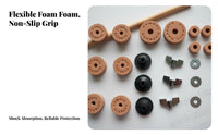 21 Pieces Cymbal Stand Felts and Sleeves Non-Slip Cymbal Pad Set Drum Maintenance Kit Easy Installation for Drummers