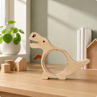 Wooden Dinosaur Piggy Bank Cute Dinosaur Piggy Bank Educational for Children