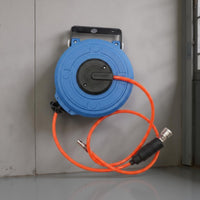 Retractable Air Hose Reel Metal Fittings Mini Air Hose Reel Long-Lasting