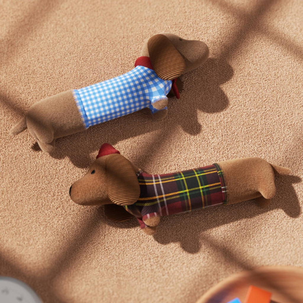 Soft Toy Dachshund Toy Soft Textile Sound-Producing Dog Toy Compact Size