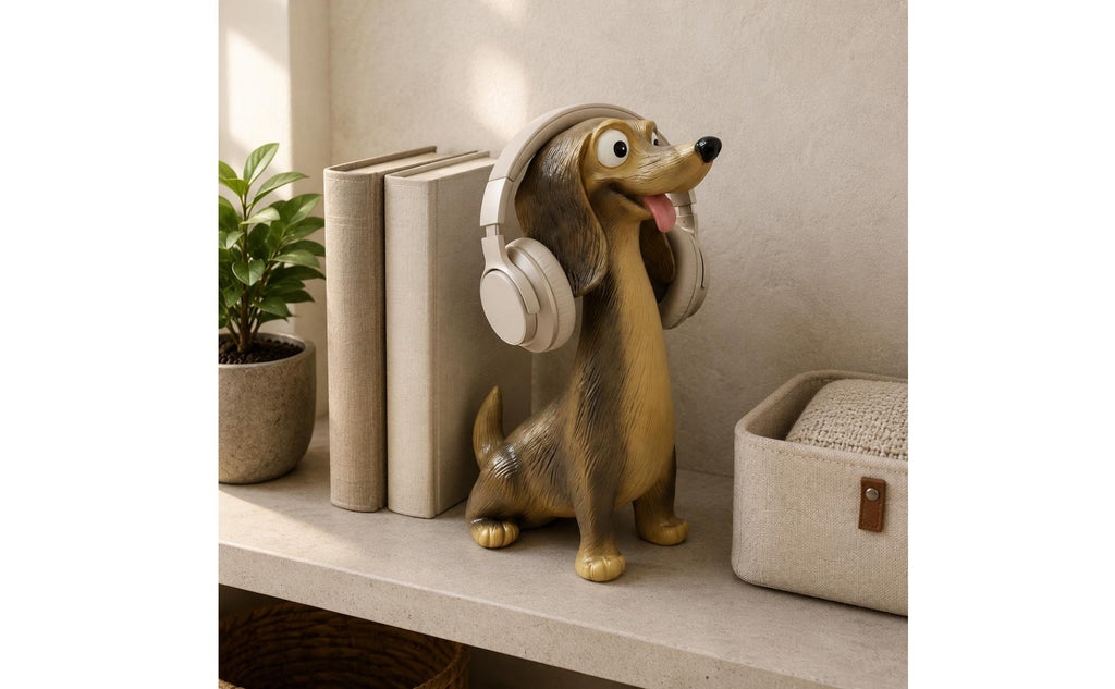 Dog Headphone Stand Decorative Creature Headphone Stand Cute for Office