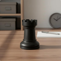 Chess Piece Pen Holder Creative Design Castle Chess Piece Vase Minimalist Design