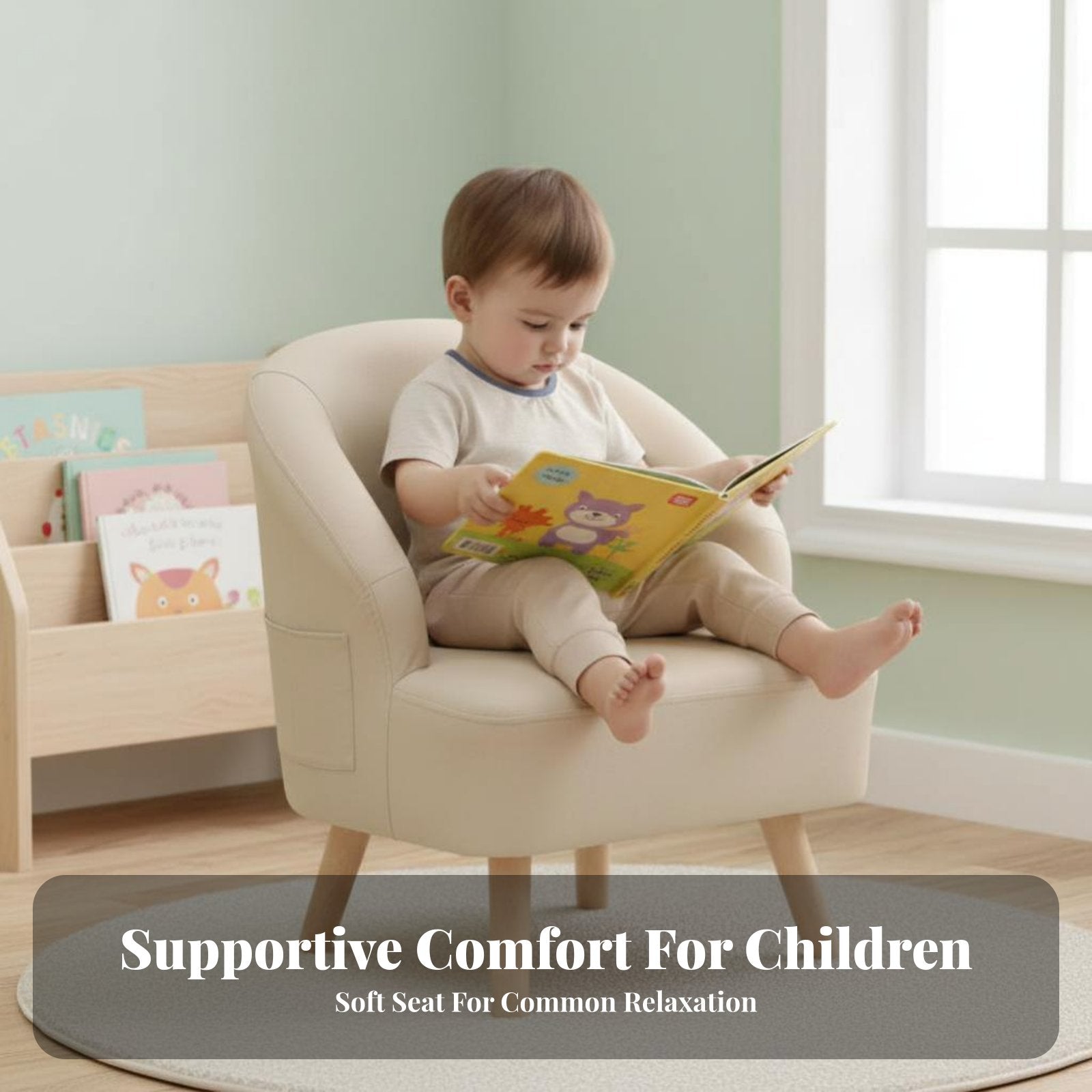 Upholstered child's Armchair Soft Textile Upholstery Upholstered kids' Club