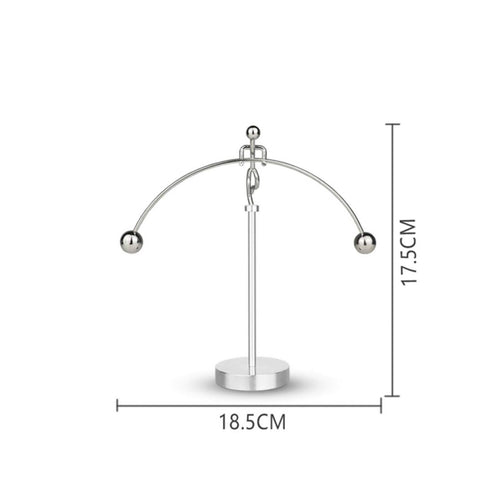 Weightlifter Balancing Toy Stress Relief Kinetic Art Balancing Man 360° Rotation