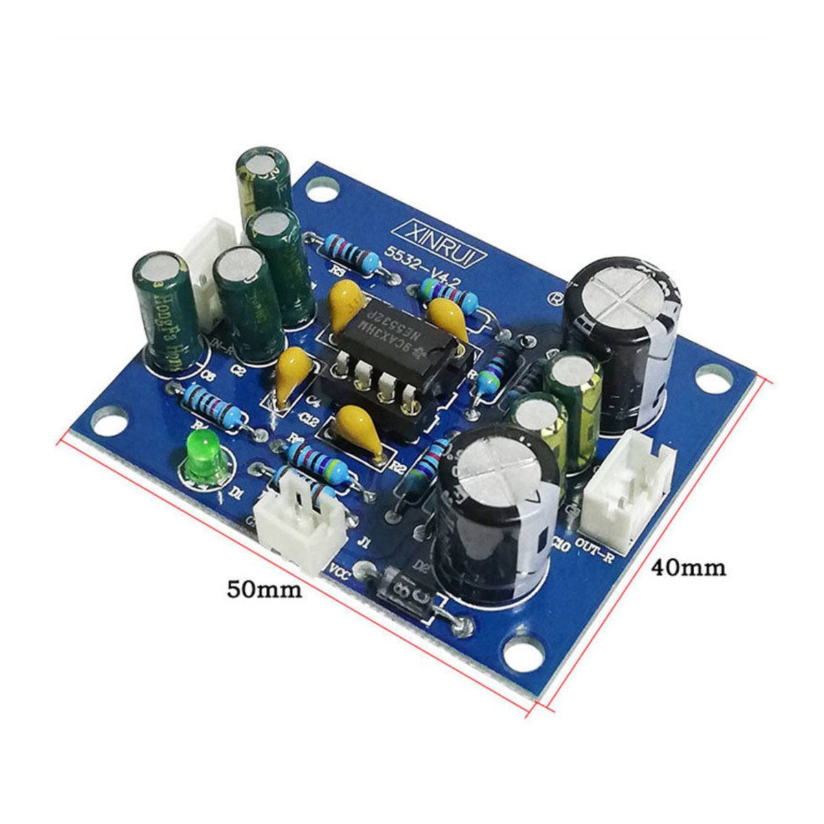 NE5532 Preamp Module Low Distortion NE5532 Preamp Board Wide Voltage Input