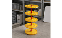 Rotating Paint Holder Easy Reach Rotating Paint Storage Area-Saving