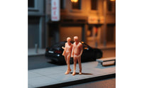 Miniature Couple Figures Micro Photography Couple Figurine Set Detailed