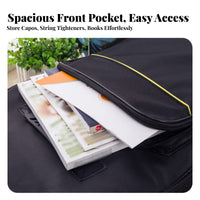 41 Inch Acoustic Guitar Bag Thickened Padding 41 Inch Guitar Bag Musical Instrument Accessory Long-Lasting Oxford Material