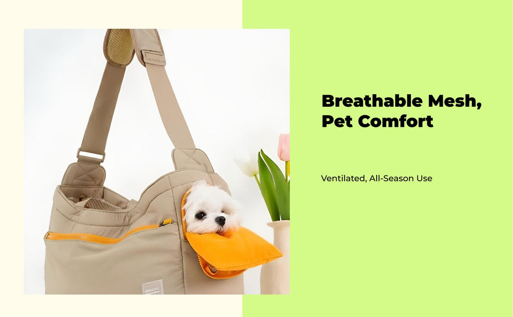 Breathable hands-free pet carrier