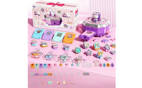 77 Pieces Sticker Art Craft Kit Develops Creativity Kids Keychain Creator