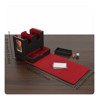 Card Deck Box with Drawer Portable Large Capacity Trading Card Holder