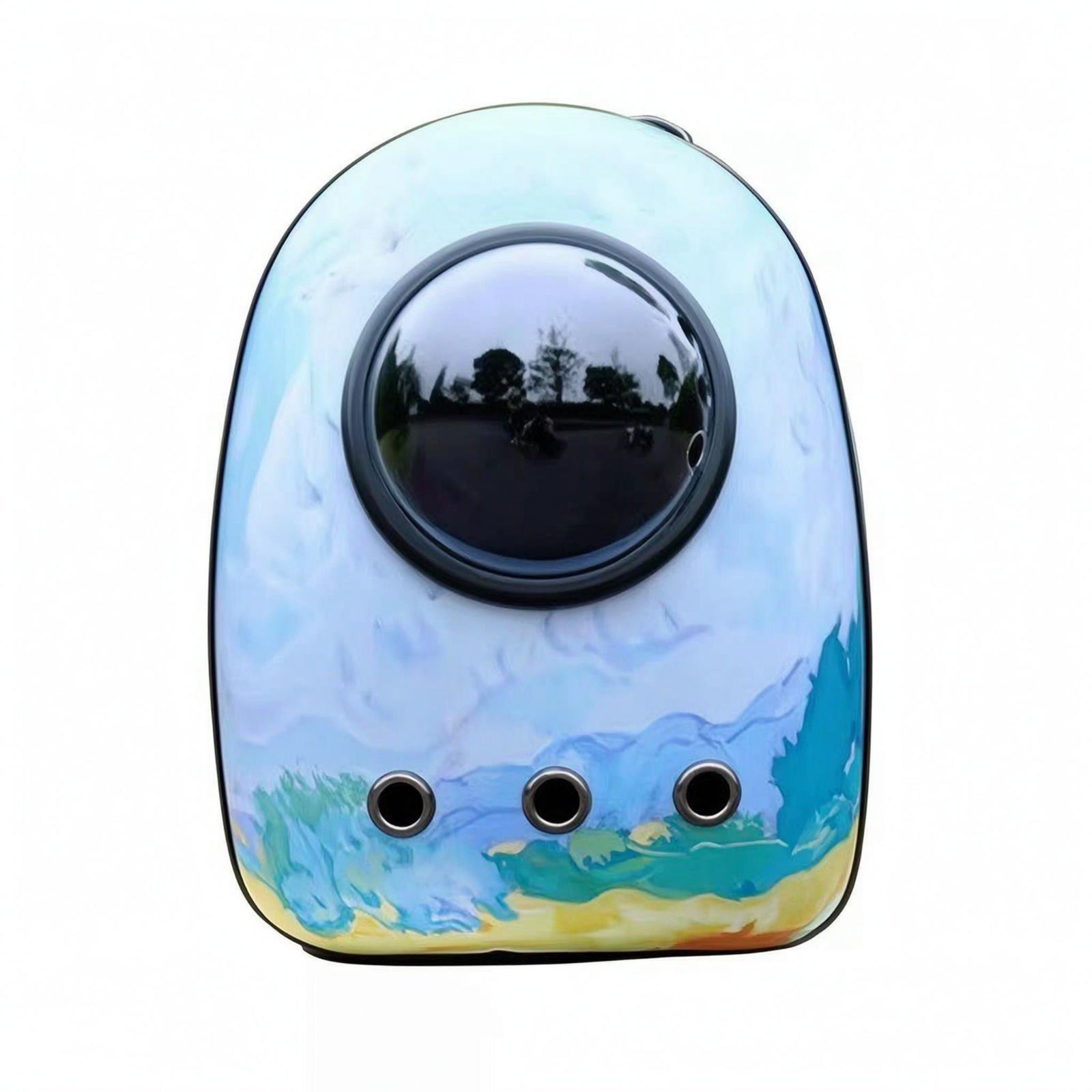 Bubble Window Pet Carrier Mesh Panel Astronaut Pet Backpack Ventilated