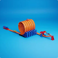 DIY Track Set Educational Pull Pull-Back Vehicle Track Set Easy to Assemble for Kids