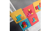 128 Pieces Speed Brain Teaser Game 2-Player Battle Mode Block Brain Teaser Game