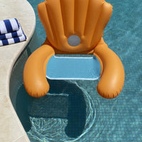 Inflatable Pool Chair Foldable Floating Water Floating Lounger Portable