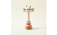 Wooden Bee Rattle Gnaw Bee Toy Develops Fine Motor Skills Infant Grasping Rattle for Infants