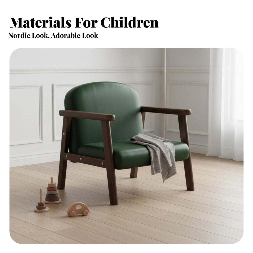 Plush Single-Seater for Toddlers Sturdy & Safe Construction for Nursery, Parents
