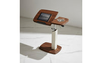 Rolling Bedside Laptop Rotating desk° Rotating Top Adjustable C-Table Gas Lift