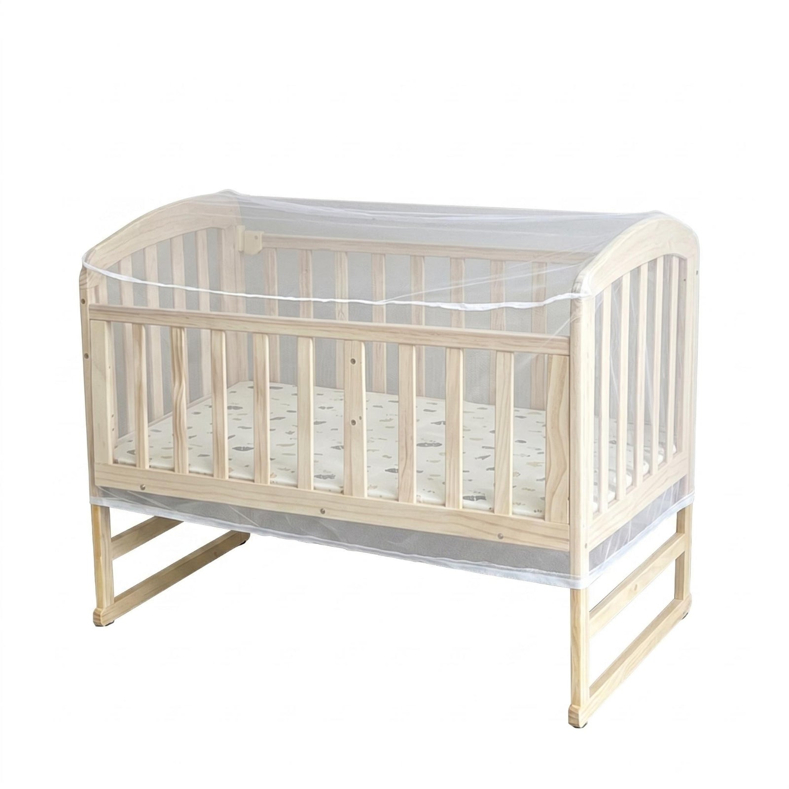 Baby Crib Net Lightweight Baby Cover White
