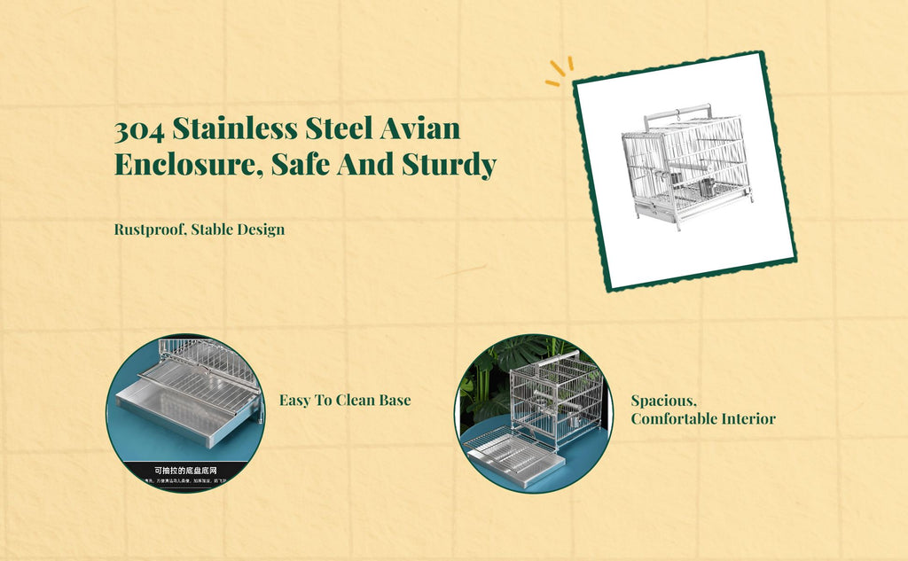 304 stainless steel bird cage