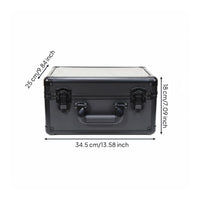 Lockable Card Storage Box Portable Handle Graded Card Storage Box for Collectors