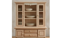 1/12 Scale Dollhouse Cabinet Unfinished 1/12 Scale Cabinet Freestanding