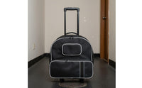 14 Inch Snare Drum Bag Wheeled Rolling Snare Drum Case Adjustable Straps Musical Equipment for Drummers