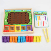 Worm Picking Game Tweezers Catching Game Hand-Eye Coordination