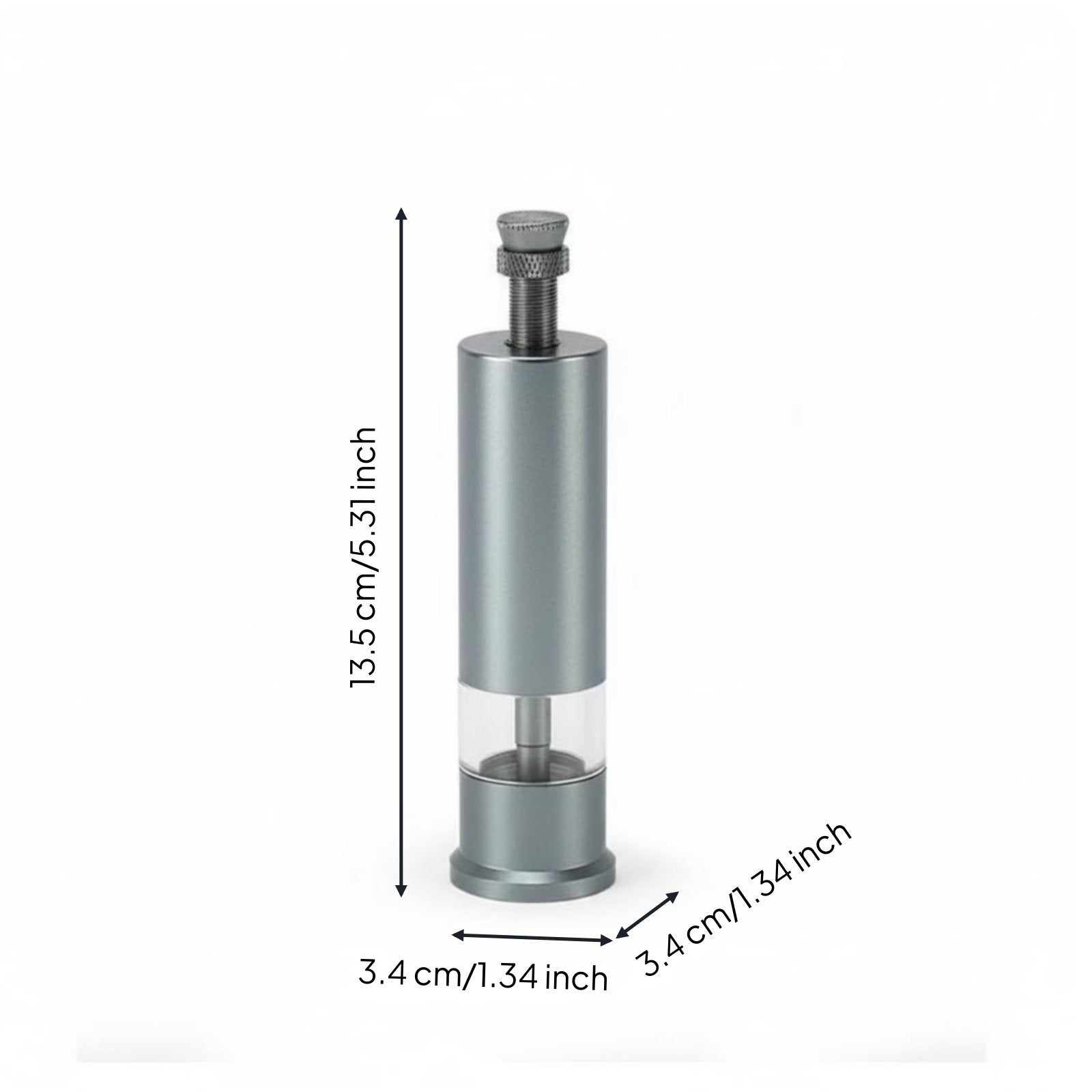 Mini Visible Aquatic Food Feeder Easy to Use Handheld Aquarium Feeder Matte
