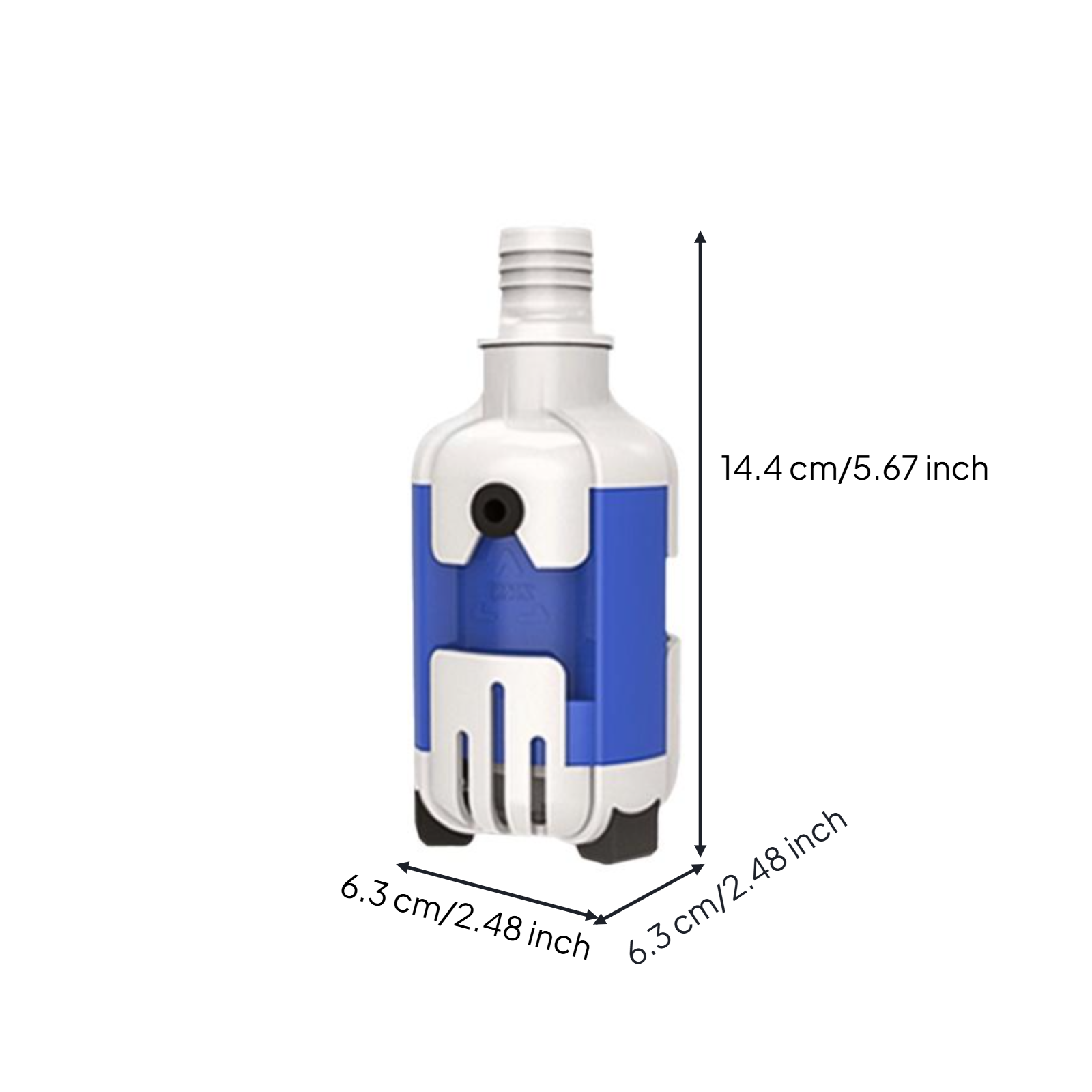 Quiet adjustable aquarium pump