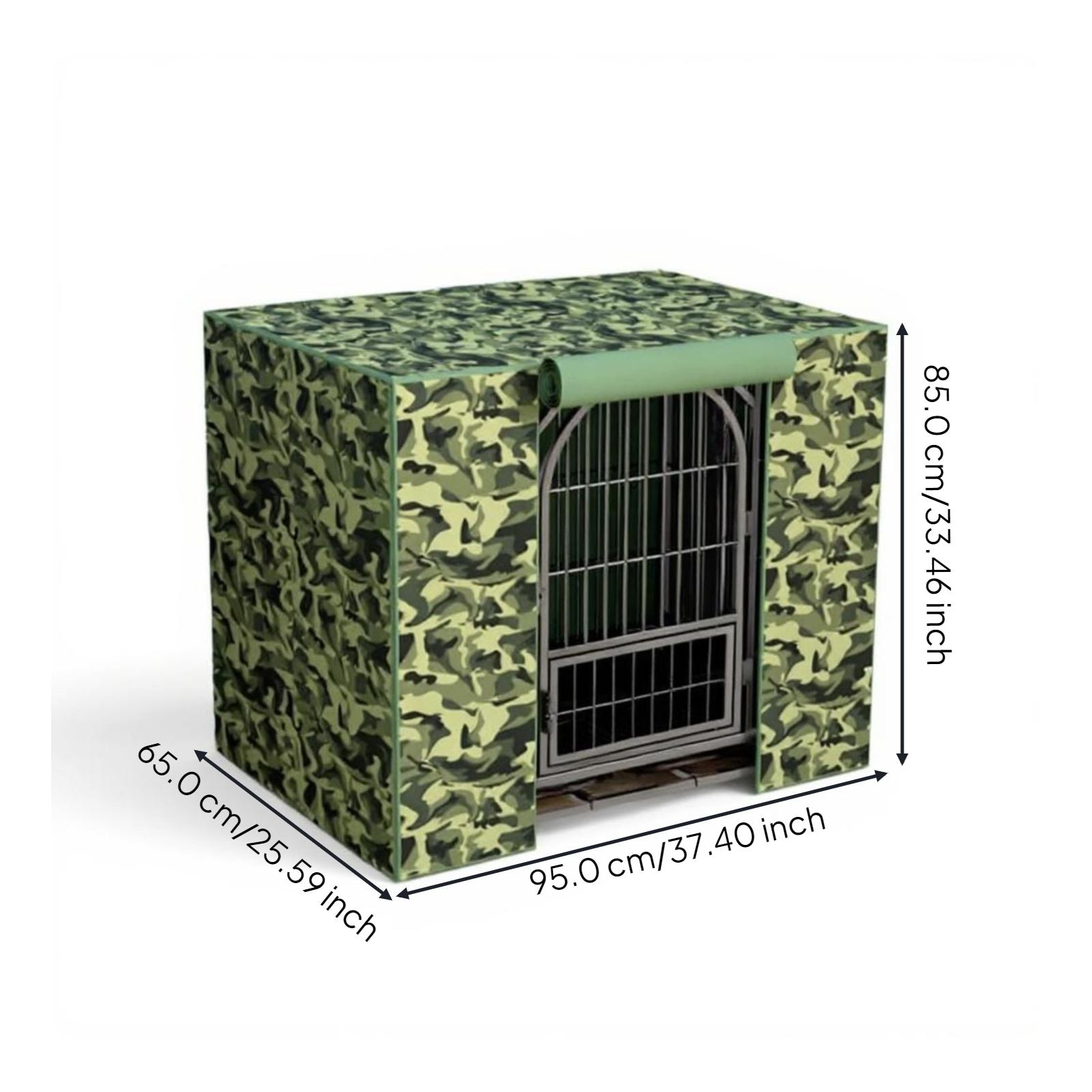 Waterproof Outdoor Dog Kennel Cover, Windproof, Insulated