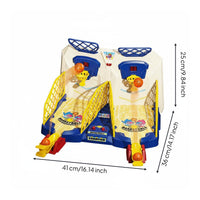 Mini Basketball Arcade Game Built-in Score Tracker Plaything Stress Relief