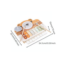 Electronic Piano Drum Colorful Musical Activity Table STEAM Activities
