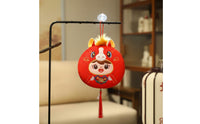 Chinese Astrological Horse Symbol Fortunate Gift Chinese New Year Horse Stuffed Animal Bright Colors Festive Decor