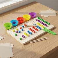 Counting Bead Game Fine Movement Skills Educational Bead Toy Number Learning