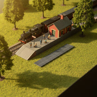 Brick Wall Panel HO Scale Accessory 1:87 for Dioramas, Modelers