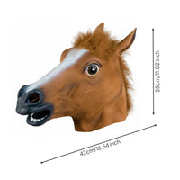 Horse Head Mask Cosplay Full Head Horse Mask Realistic Creature Look