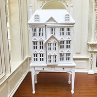 1:12 Scale Display Cabinet Classic Design Dollhouse Bookcase on Stand
