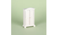 Dollhouse Wardrobe Handmade Craft Dollhouse Closet Opening Doors for Collectors
