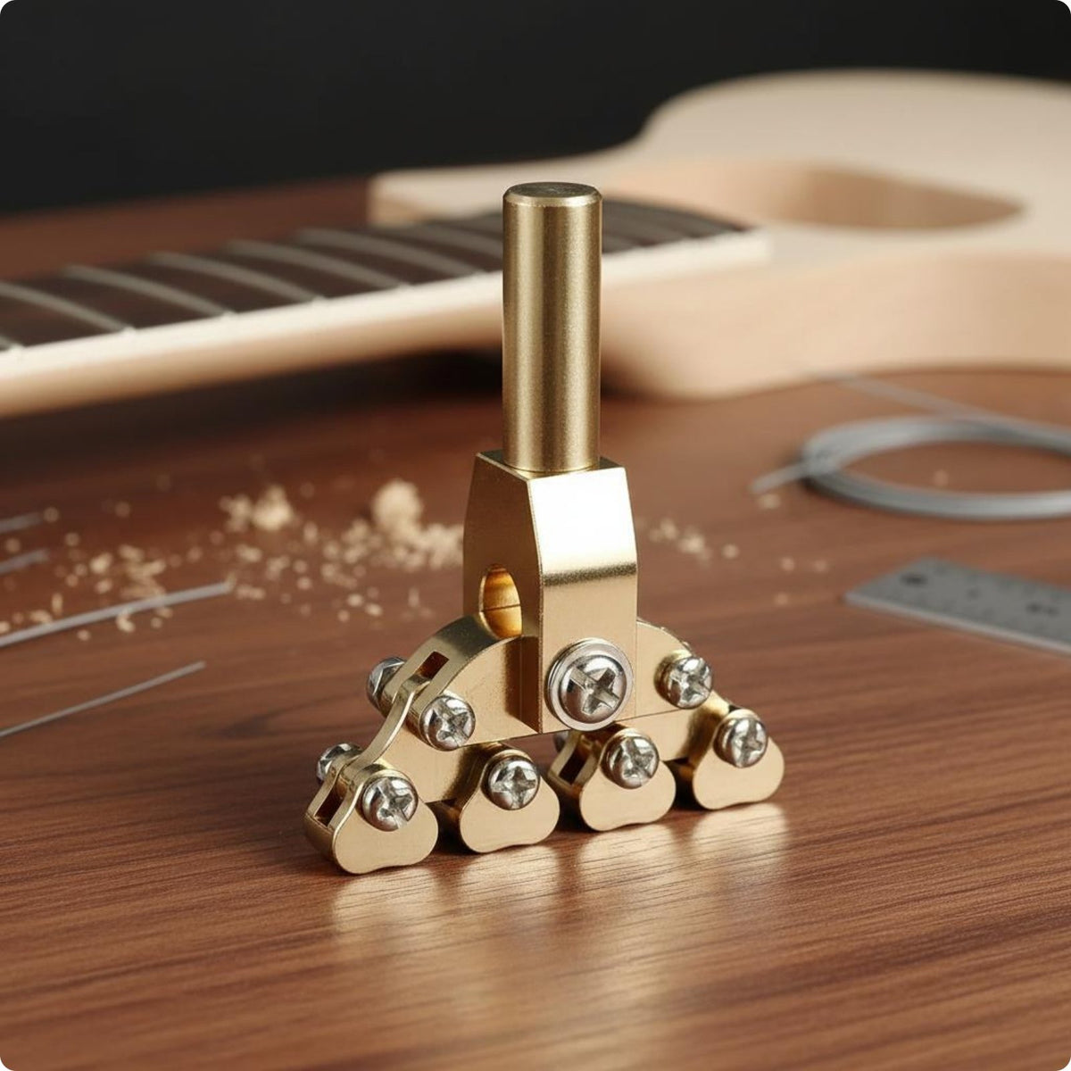 Fret Installation Head Self-Adjusting Curve Guitar Fret Press Adjustable Radius