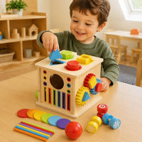 Educational Sorting Box 8 in 1 Color Sorting Toy Box Sensory Play for Home, Kids