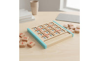 Sudoku Puzzle Game Set Wood Sudoku Board Paint Math Learning Toy for Preschoolers