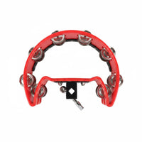 Handheld Tinkle Rhythm Instrument Metal Jingling Discs Mounted Hand Tinkler