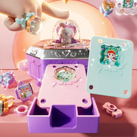 77 Pieces Sticker Art Craft Kit Develops Creativity Kids Keychain Creator