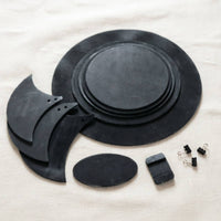 Drum Quiet Practice Kit Easy to Install Quiet Drum Pad Kit Tooleffortless Use